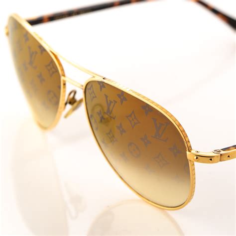 Louis Vuitton Gold Sunglasses 